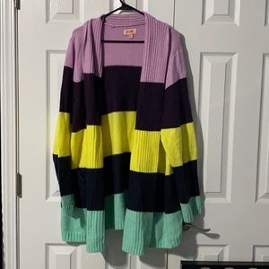 4/$25 multicolor striped sweater